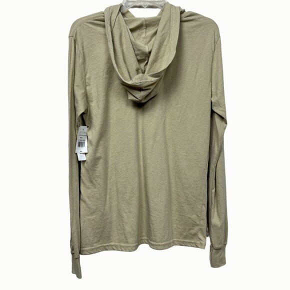 Kinetix Lightweight Hoodie Pullover Long Sleeve Casual Top Tan Beige S NWT - Picture 2 of 10